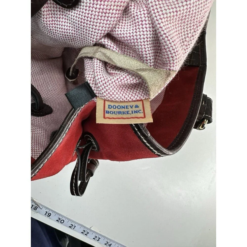 Dooney and Bourke Tote Red Soft Leather Shoulder HandBag